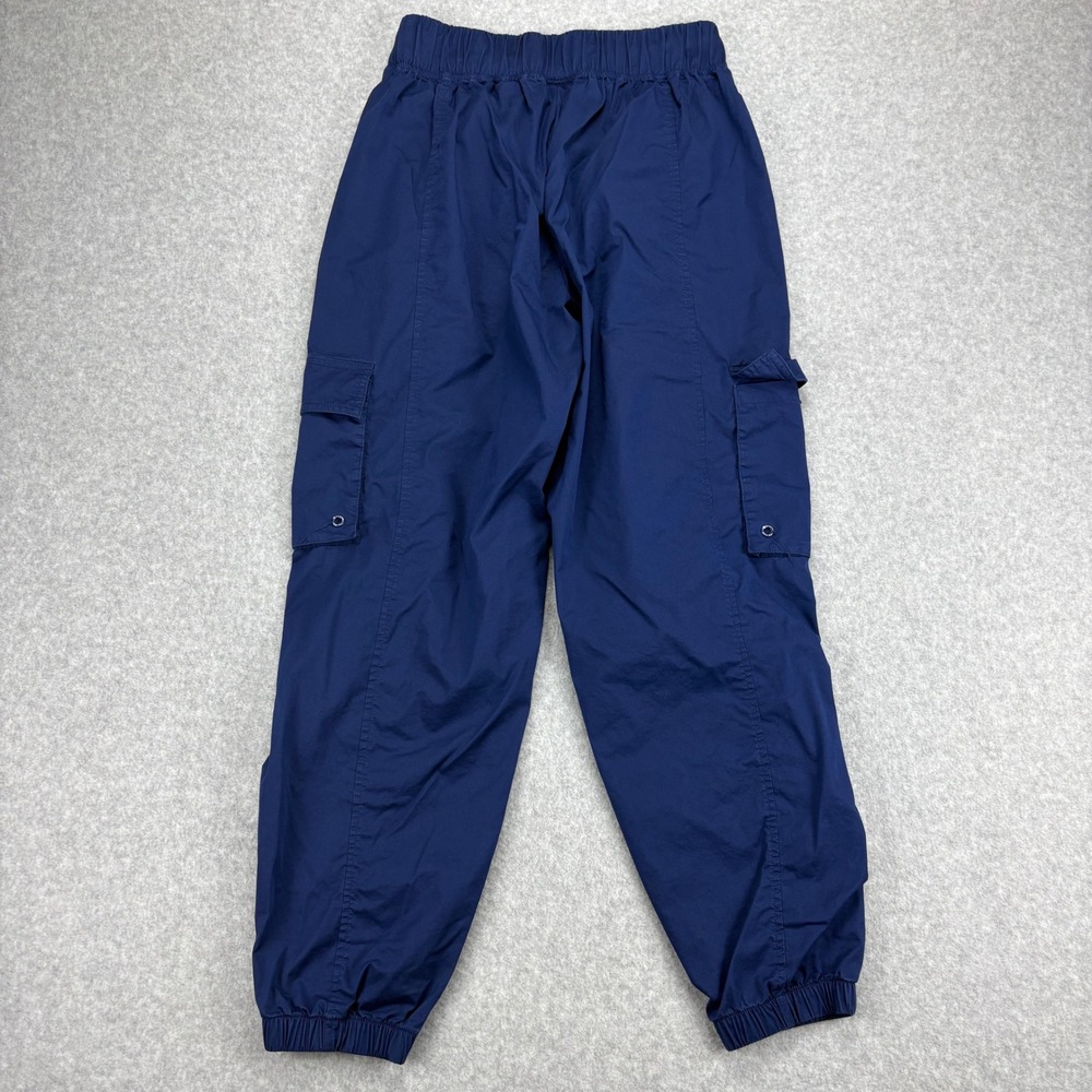 Champion Cargo Jogger Pants Mens M Blue Elastic Waist Stretch Utility Streetwear